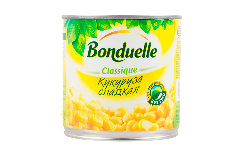 Кукуруза сладкая 'Bonduelle' 425 гр 